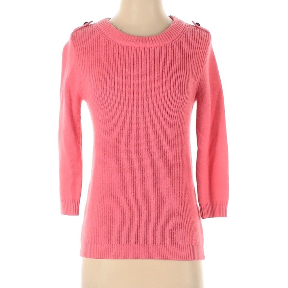 J. Crew Pink 100% Merino Wool Sweater